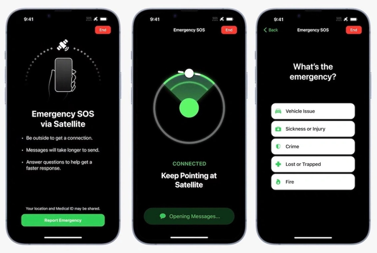 Emergency SOS, la nueva función de Apple. Fuente: Apple