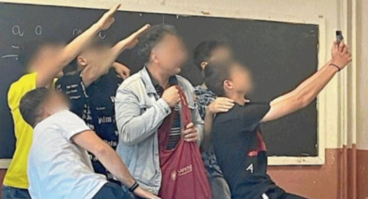 El profesor denunciado por racismo y actos sexuales en Roma. Foto: Gentileza @Il Messaggero.