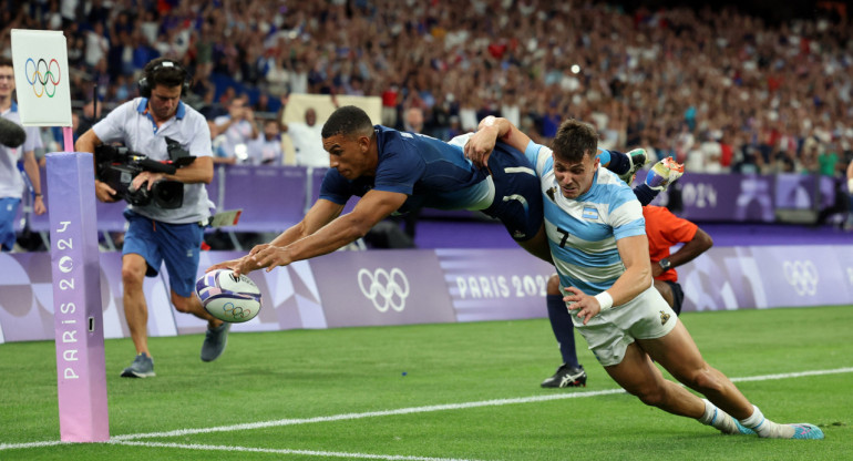 Argentina-Francia en los Juegos Olímpicos. Foto: Reuters.