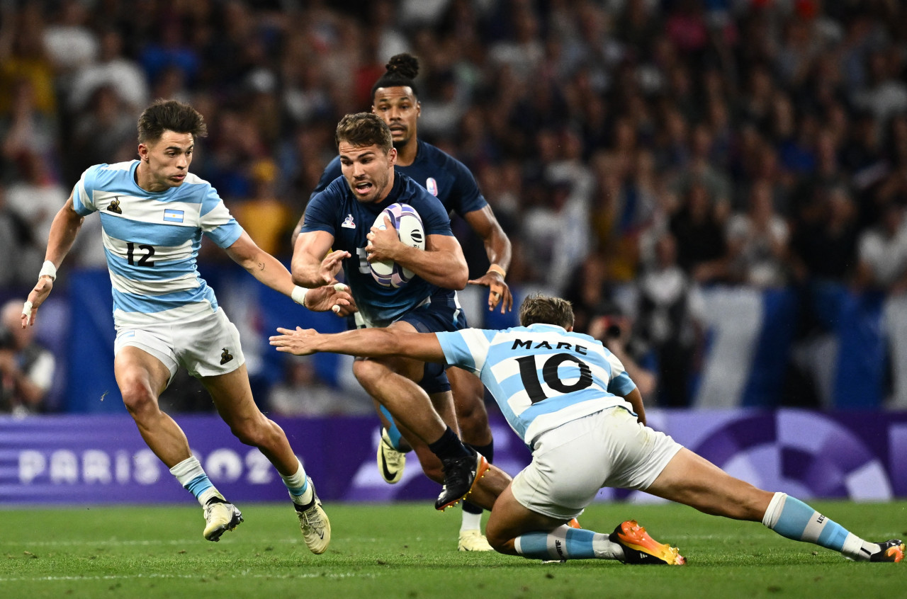 Argentina-Francia en los Juegos Olímpicos. Foto: Reuters.