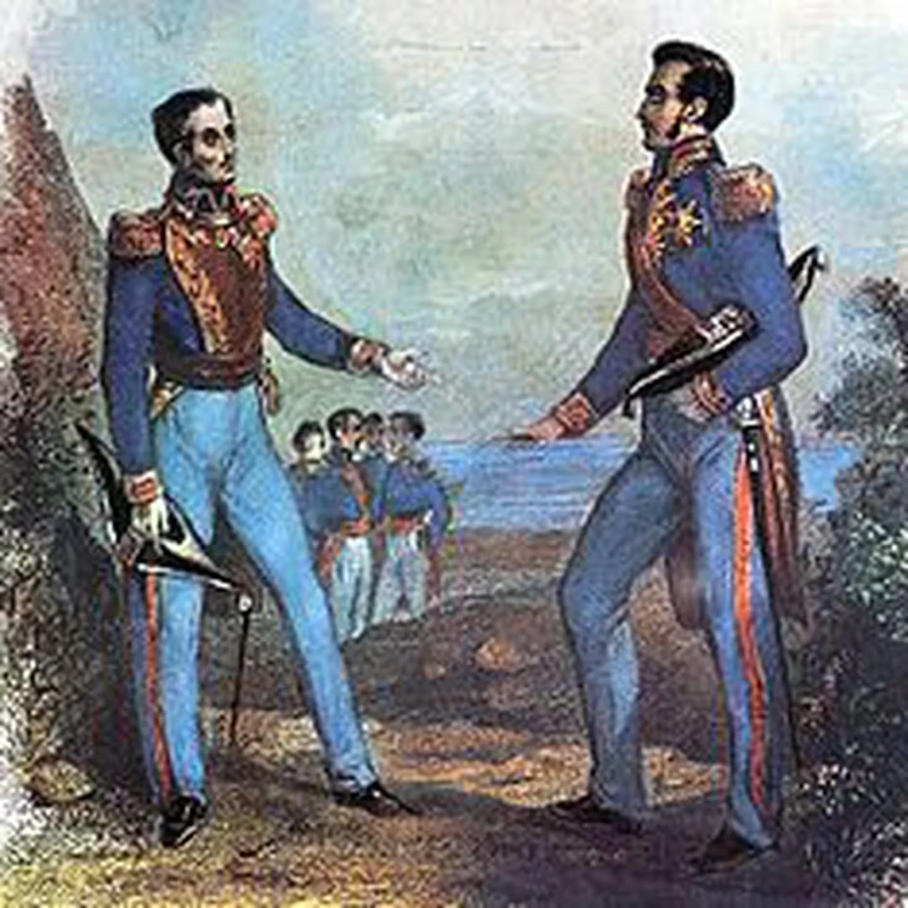 Encuentro entre José de San Martín y Simón Bolívar