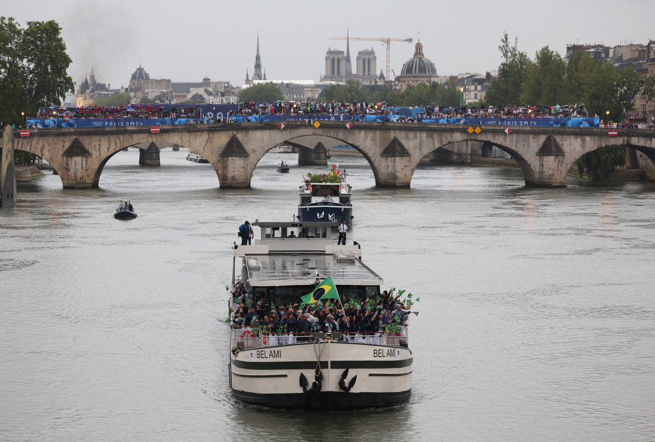 Ceremonia de apertura de los Juegos Olímpicos. Foto Reuters.