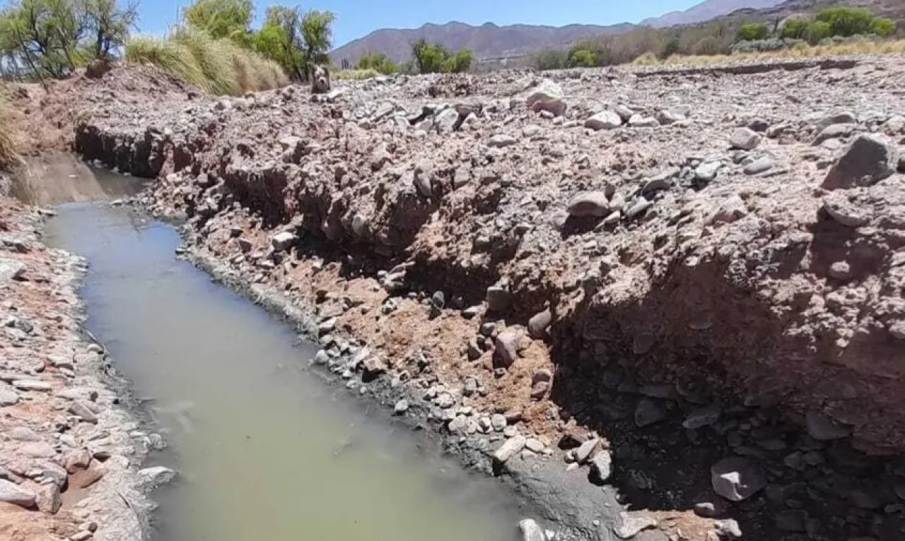 Contaminación en Rio Grande, Jujuy. Foto: X