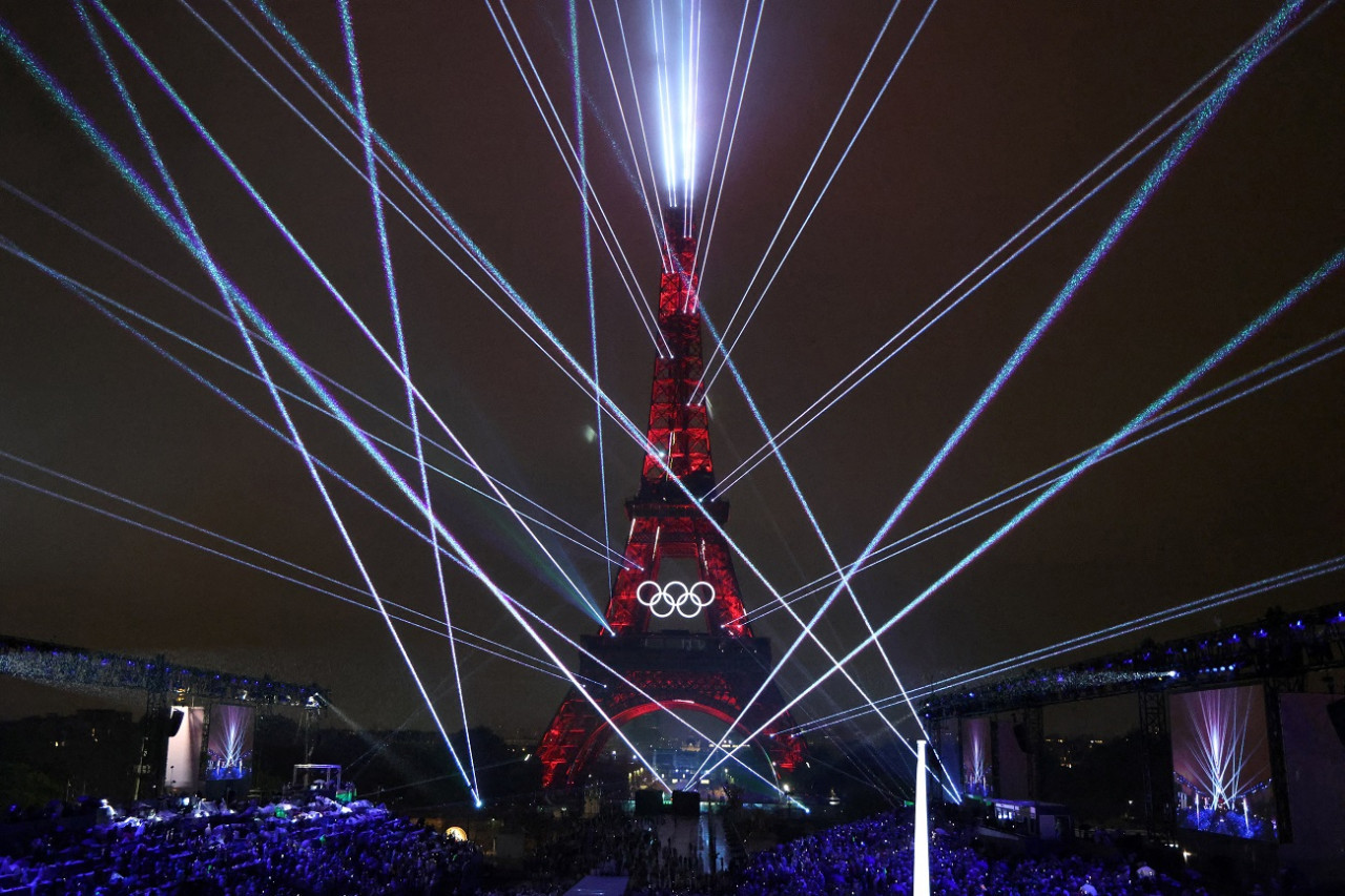 Ceremonia de apertura de los Juegos Olímpicos. Foto Reuters