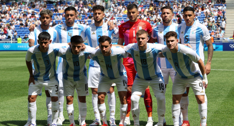 Selección Argentina Sub 23; Juegos Olímpicos París 2024. Foto: Reuters.