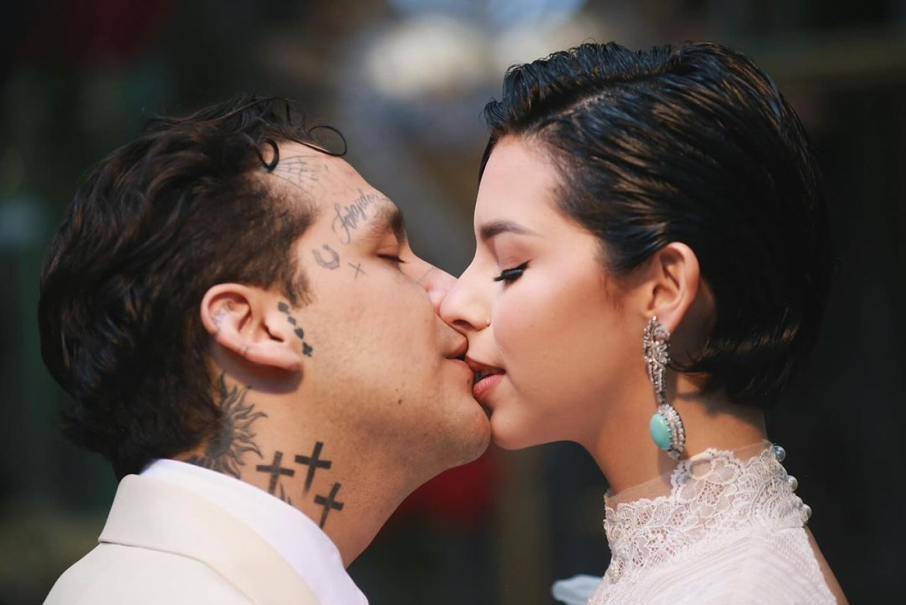 Ángela Aguilar y Christian Nodal. Foto: Reuters.