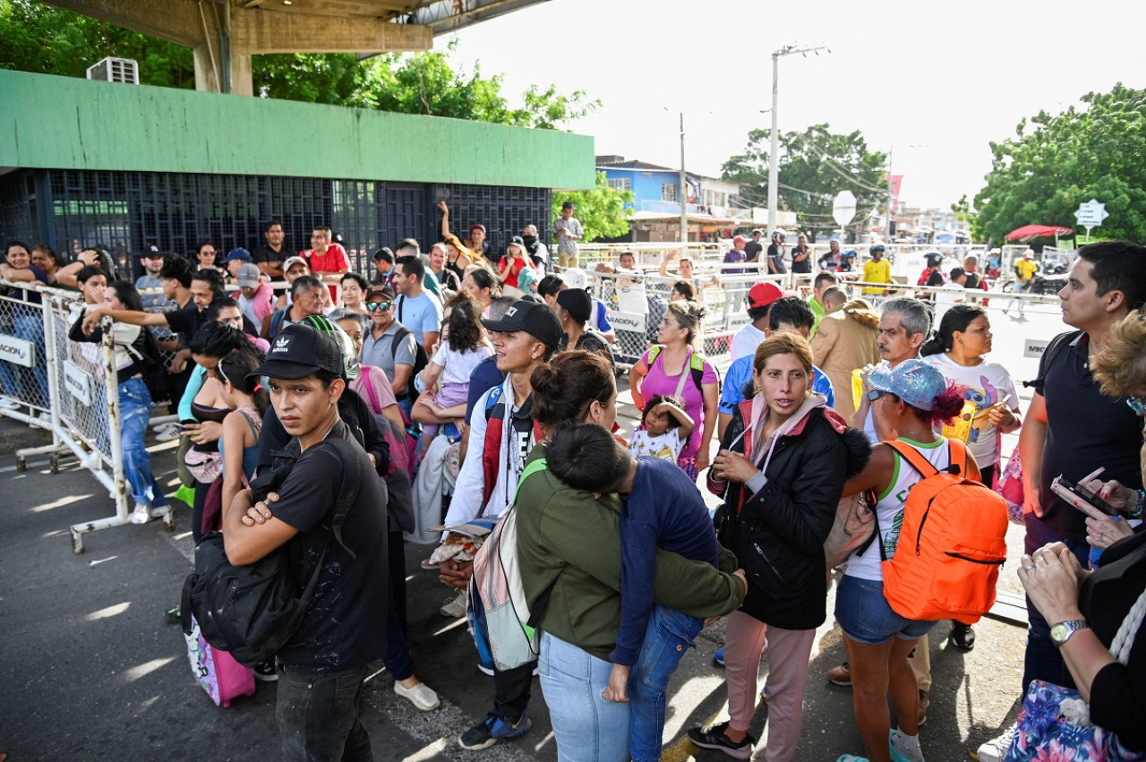 Elecciones en Venezuela; frontera con Colombia. Foto: Reuters.