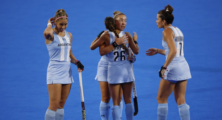 Las Leonas vs. Estados Unidos; París 2024. Foto: Reuters.