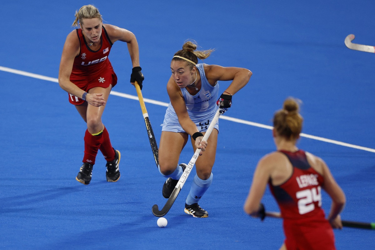 Las Leonas vs. Estados Unidos; París 2024. Foto: Reuters.