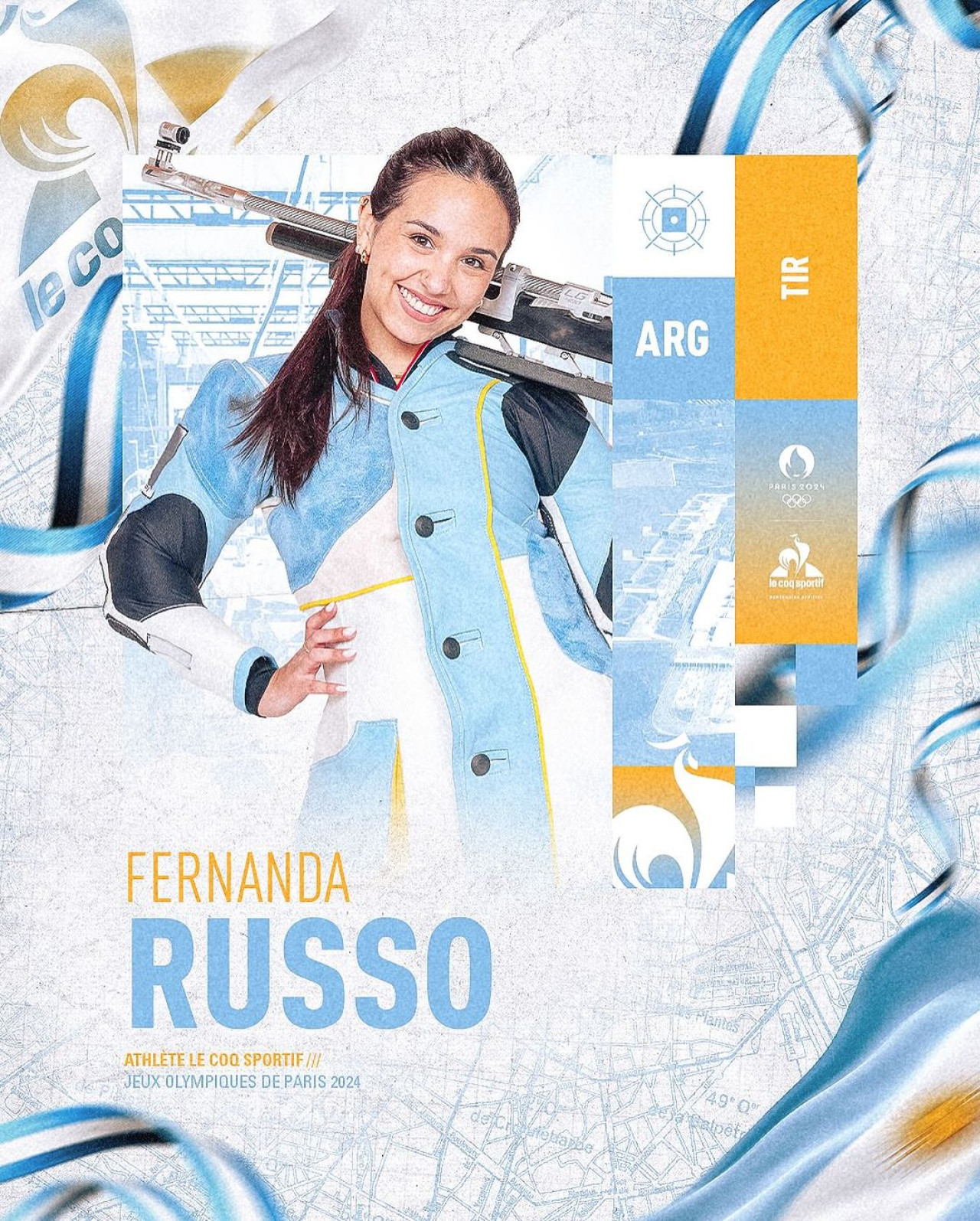 Fernanda Russo, Juegos Olímpicos de París 2024. Foto: Instagram.