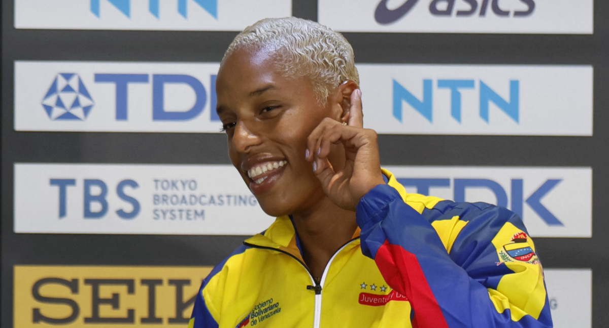 Yulimar Rojas, atleta olímpica de Venezuela. Foto: Reuters.