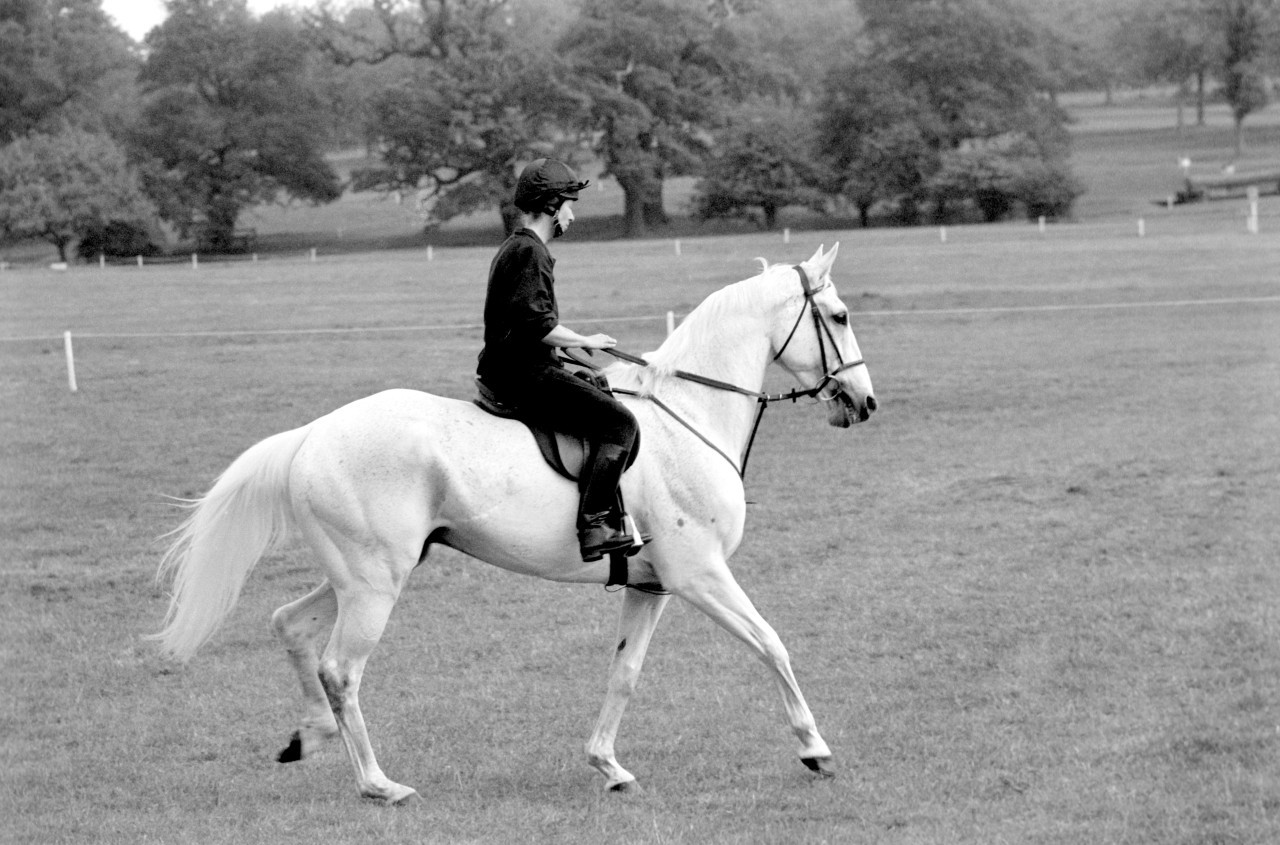 Princesa Ana practicando equitación. Foto: Reuters.