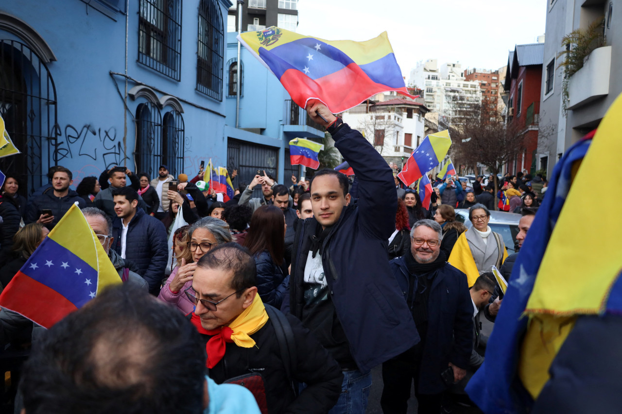 Venezolanos residentes en Argentina. Foto: Reuters.