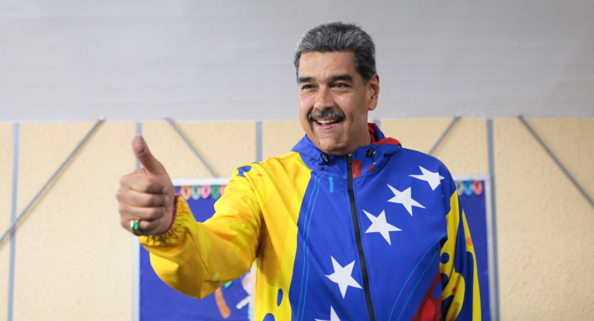 Nicolás Maduro, consiguió su segunda reelección. Foto: Reuters.