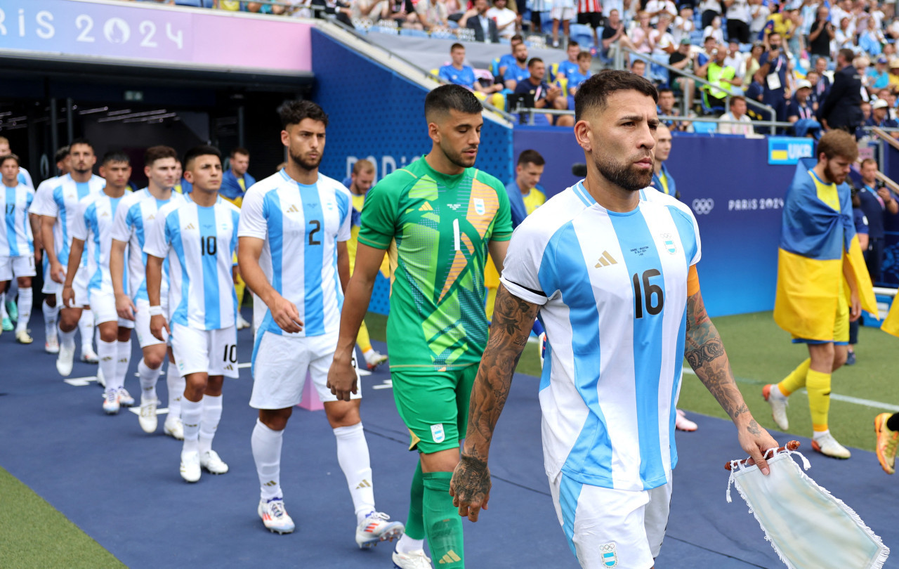 Selección Argentina Sub 23; Juegos Olímpicos París 2024. Foto: Reuters.