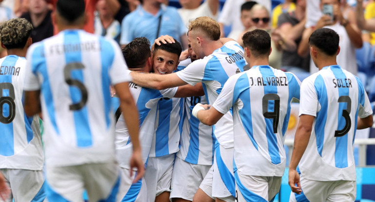 Selección Argentina Sub 23; Juegos Olímpicos París 2024. Foto: Reuters.