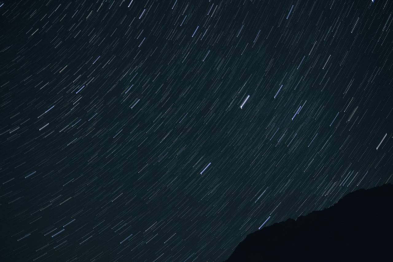 Lluvia de estrellas. Foto Unsplash.