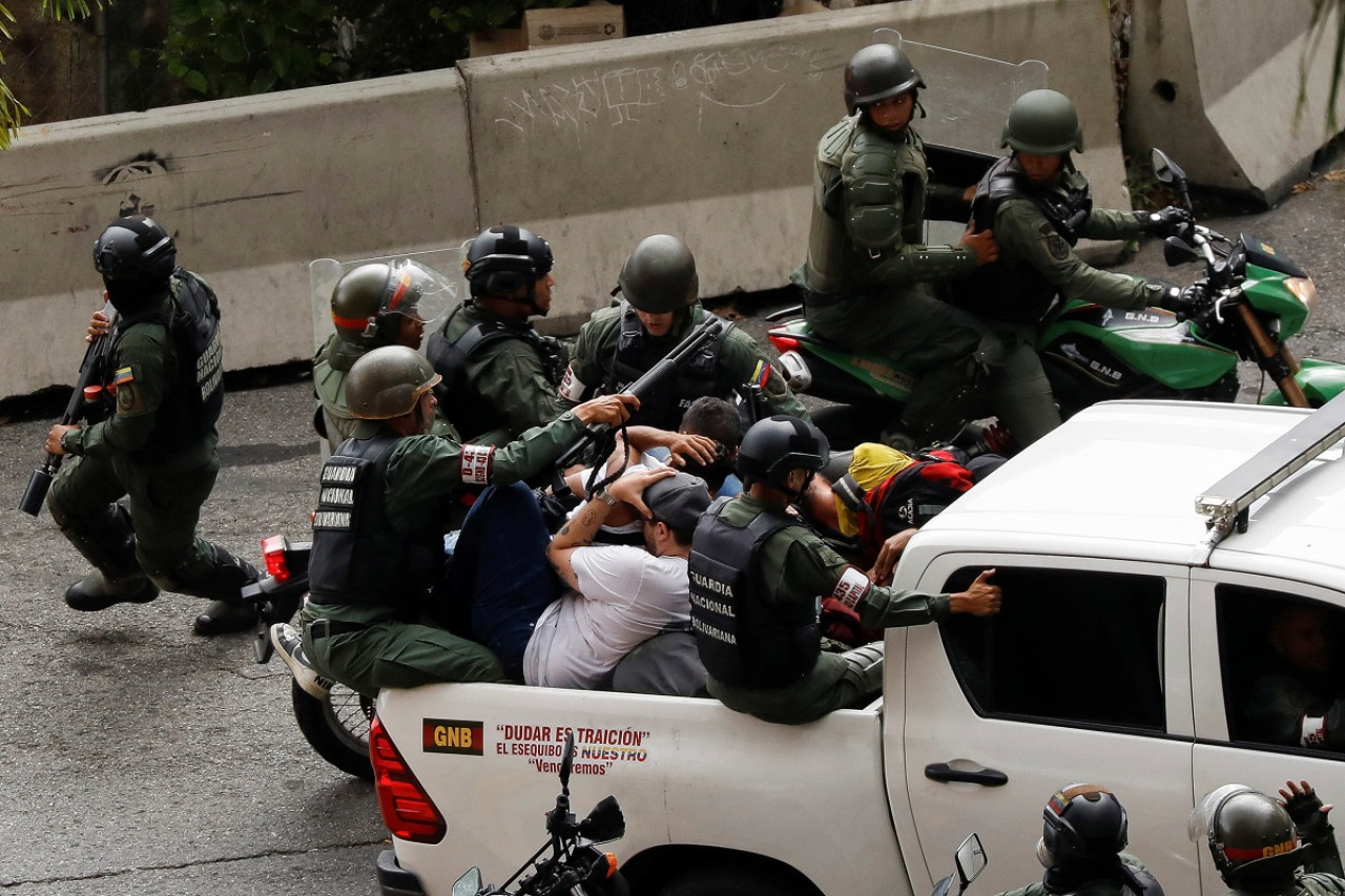 Violencia en Venezuela tras resultados de elecciones. Foto: Reuters.