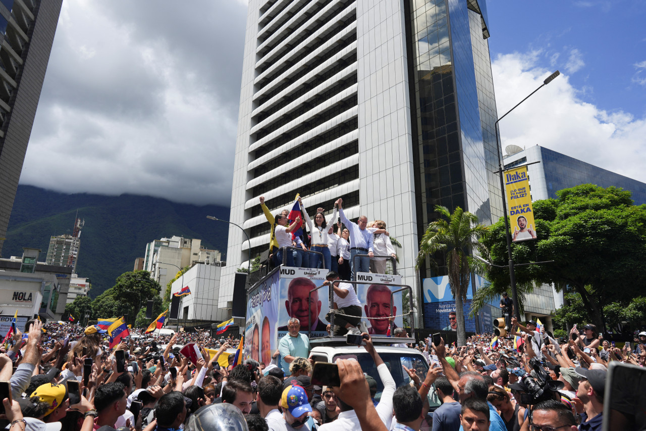 María Corina Machado y Edmundo González Urrutia, líderes de la oposición venezolana. Foto: Reuters