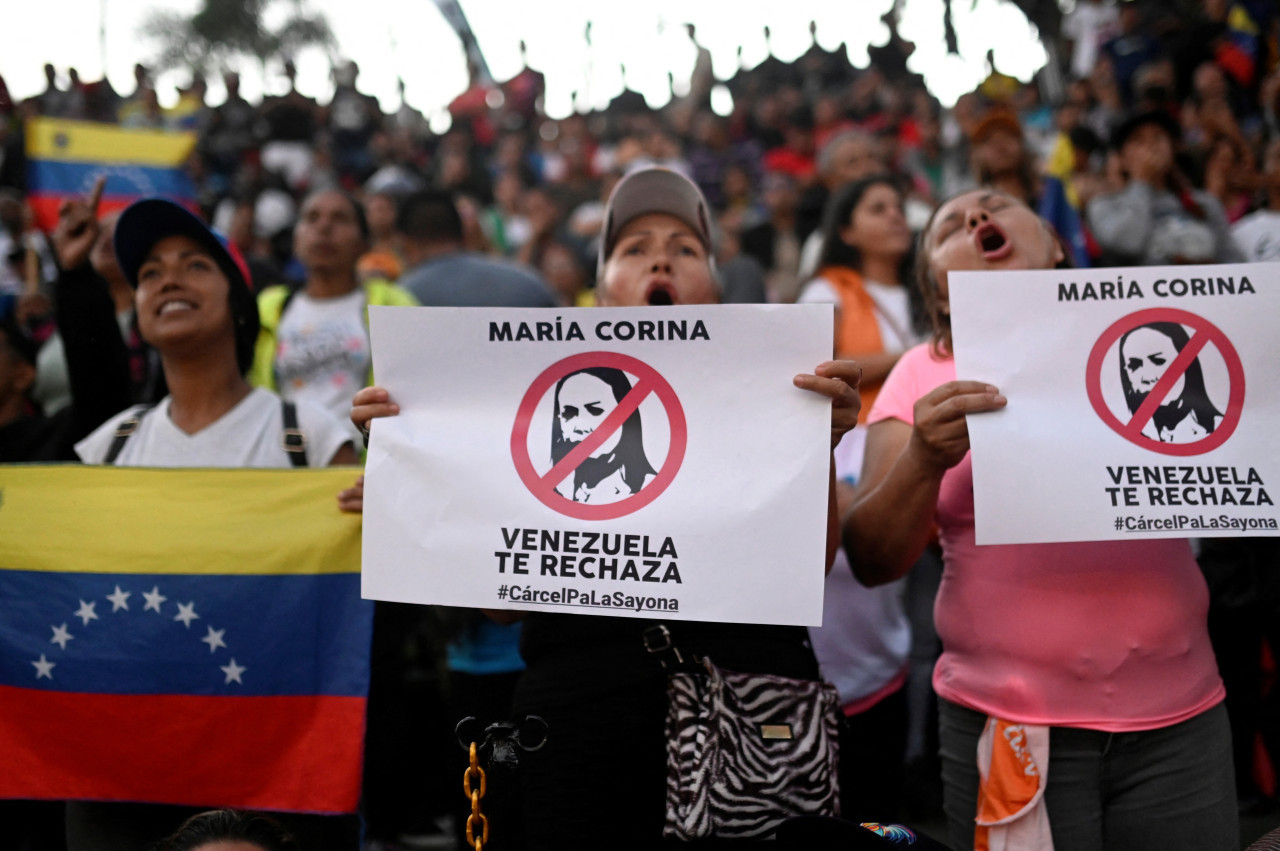 Marchas pro-Maduro en Venezuela. Foto: Reuters