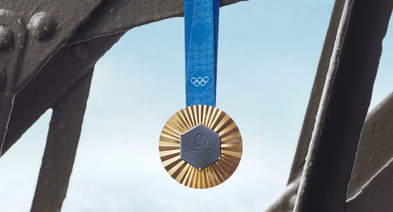 Medallas de los Juegos Olímpicos París 2024. Foto: página oficial.