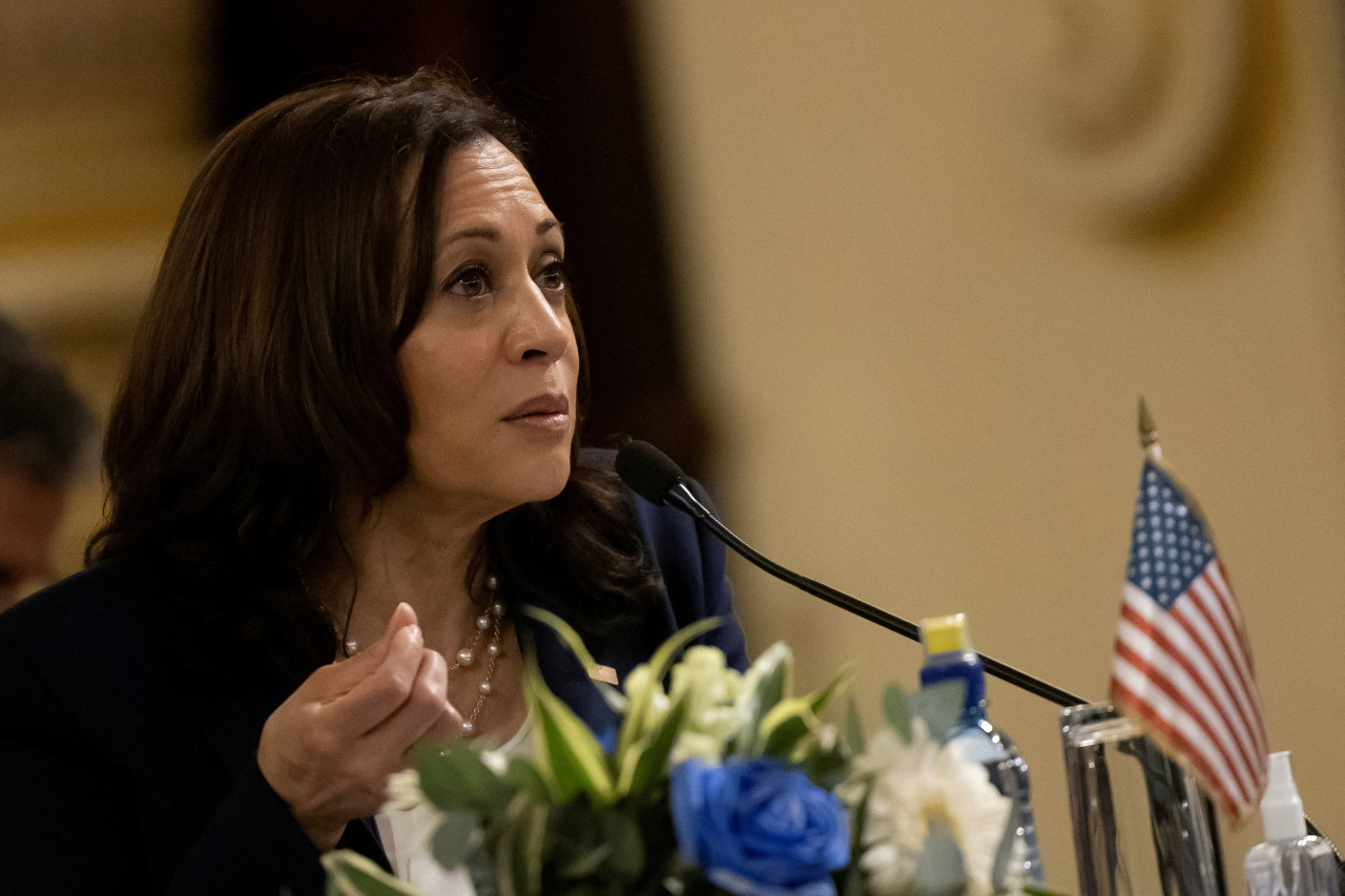 La vicepresidenta de Estados Unidos, Kamala Harris. Foto: Reuters.