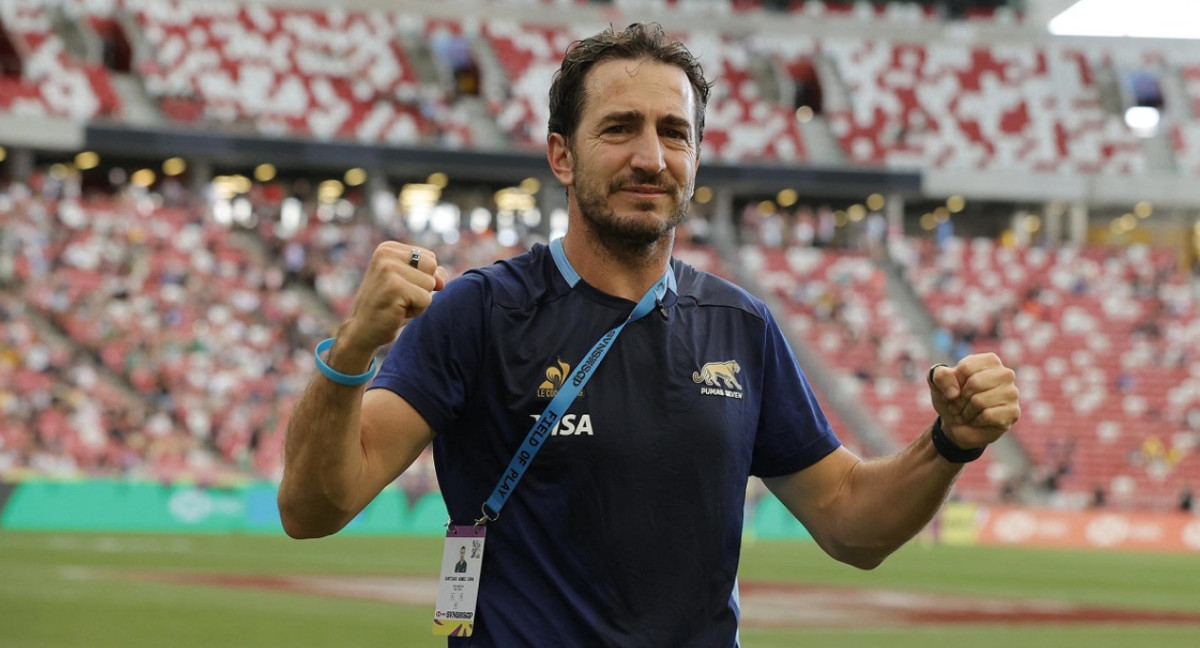 Santiago Gómez Cora, entrenador de Los Pumas 7s. Foto: Reuters.