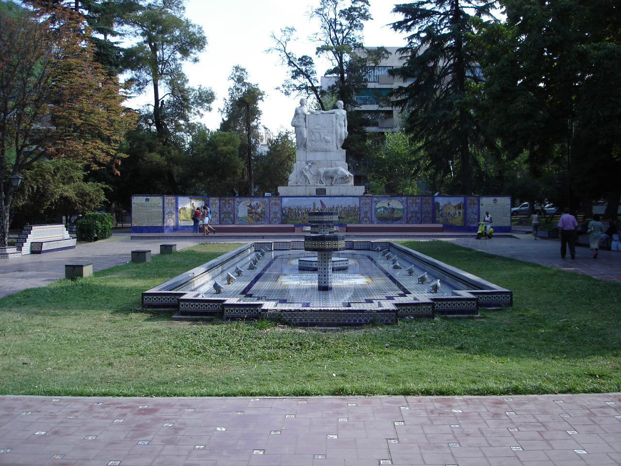 Plaza Sarmiento donde fusilaron a Barcala