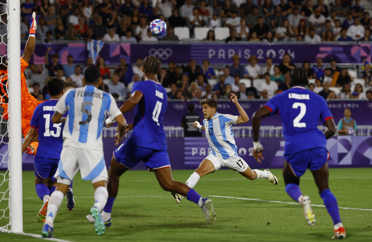 Francia; Argentina Sub 23; Juegos Olímpicos de París 2024. Foto: Reuters