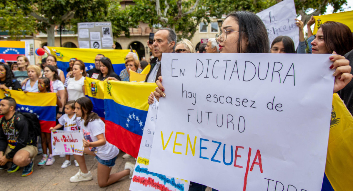 Elecciones en Venezuela, marcha. Foto: EFE