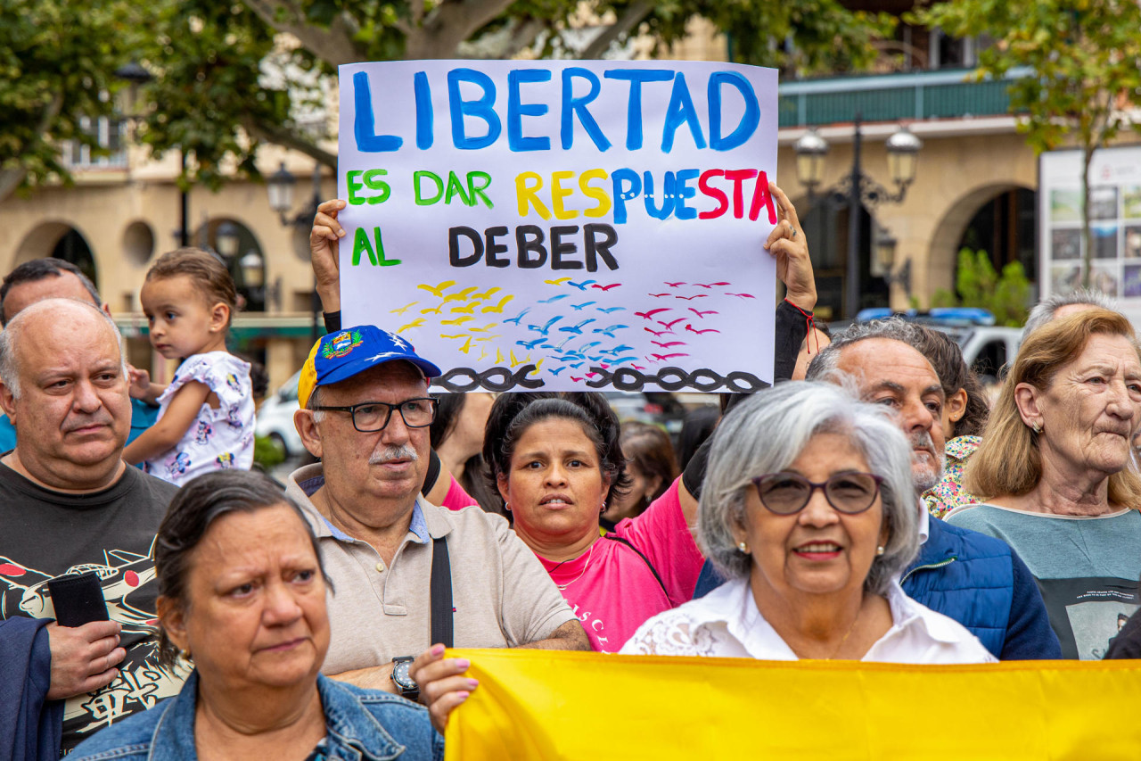 Elecciones en Venezuela, marcha. Foto: EFE