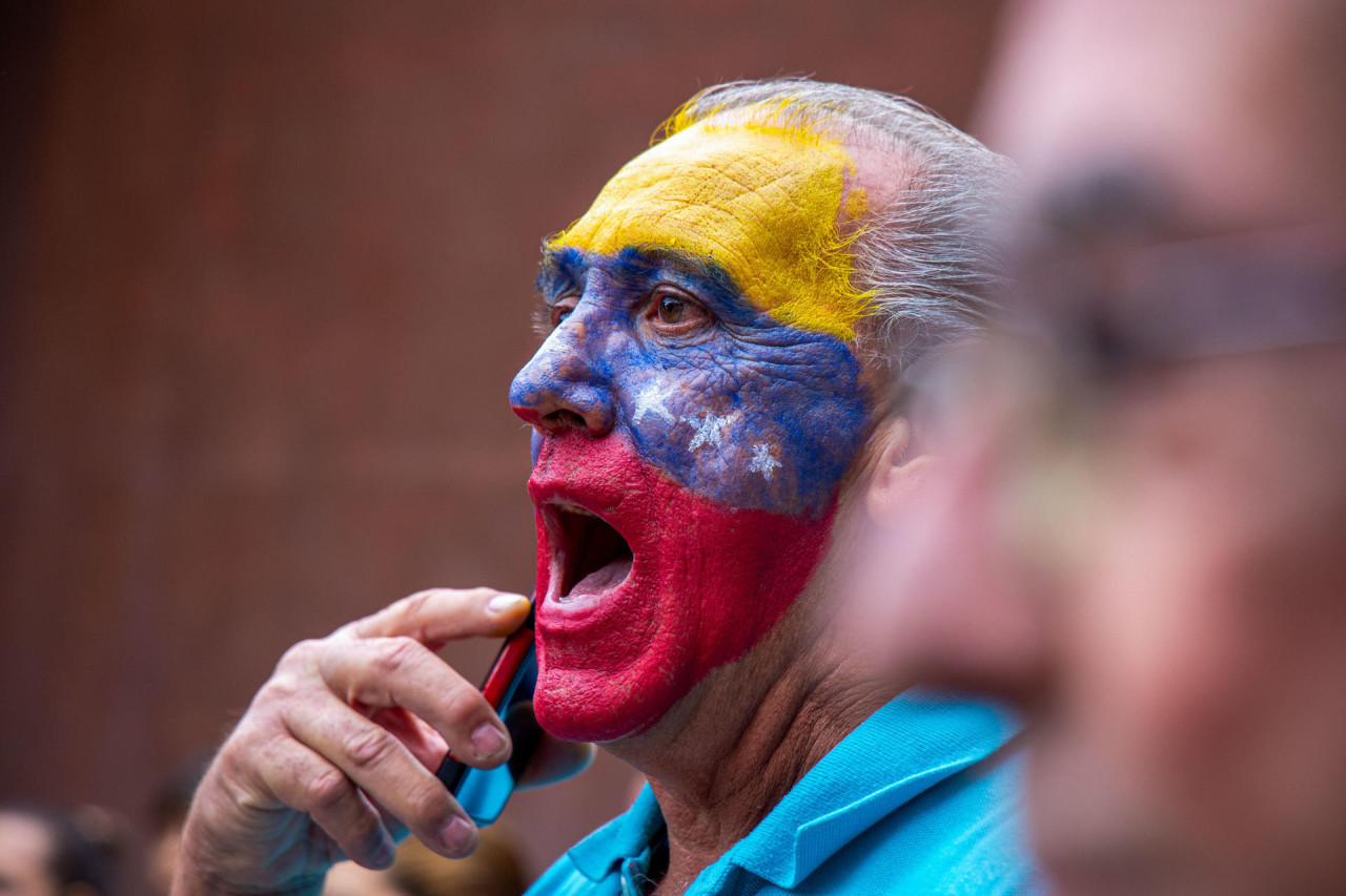 Elecciones en Venezuela, marcha. Foto: EFE