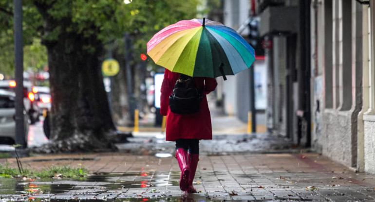 Lluvias en Buenos Aires. Foto: EFE