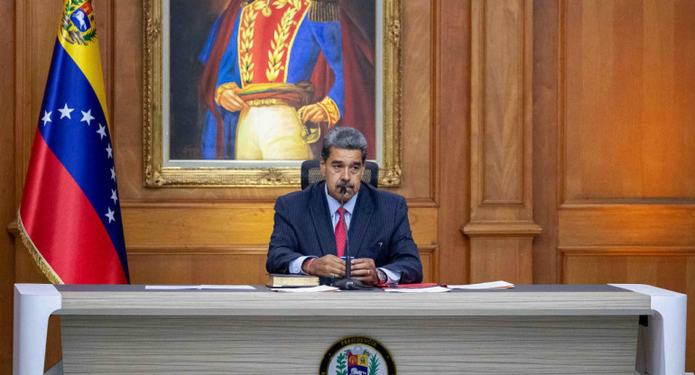 Nicolás Maduro, presidente de Venezuela. Foto: EFE.