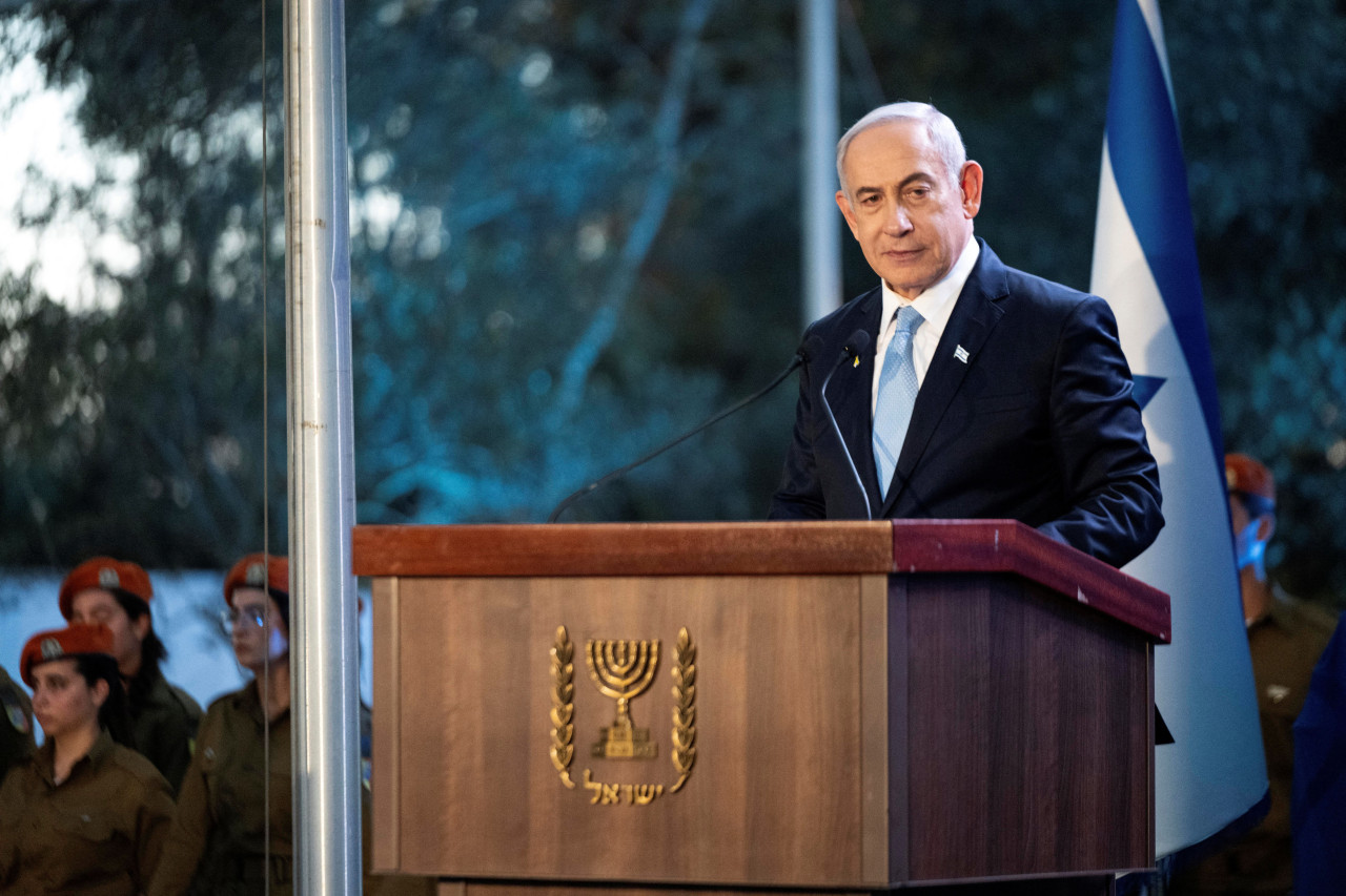 Benjamin Netanyahu, primer ministro de Israel. Foto: Reuters.