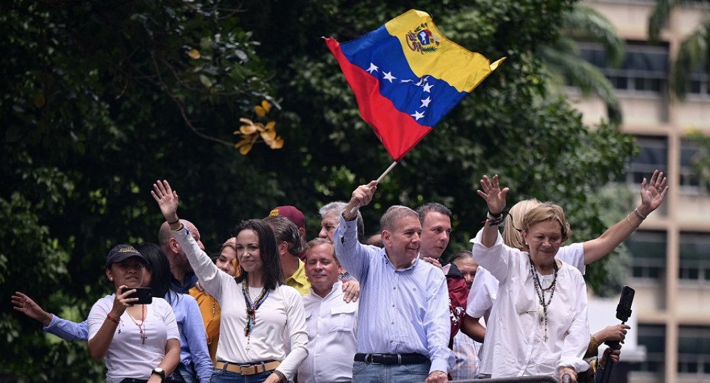 María Corina Machado y Edmundo González Urrutia. Foto: Reuters.