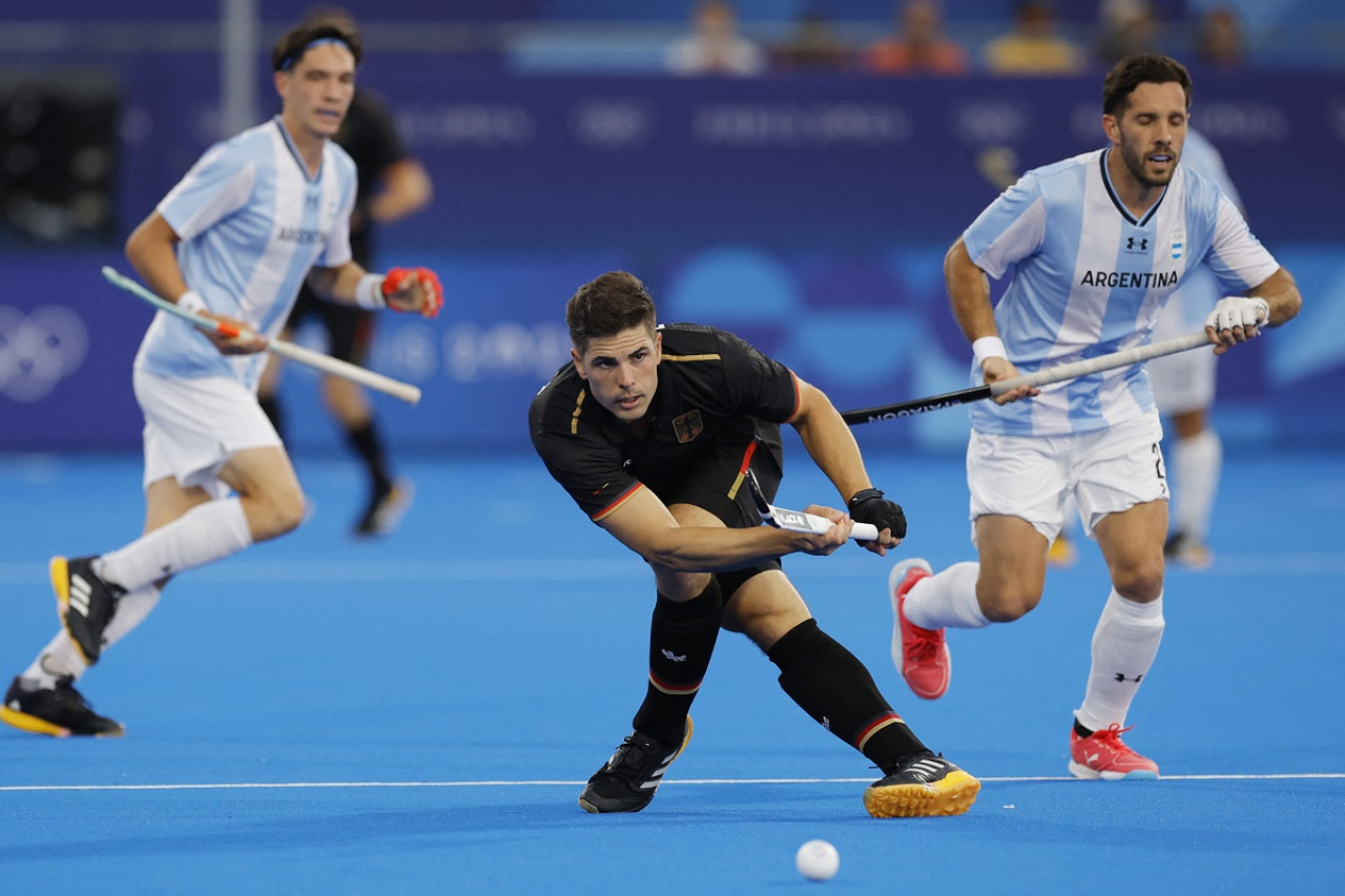 Gonzalo Peillat vs. Los Leones; París 2024. Foto: Reuters.