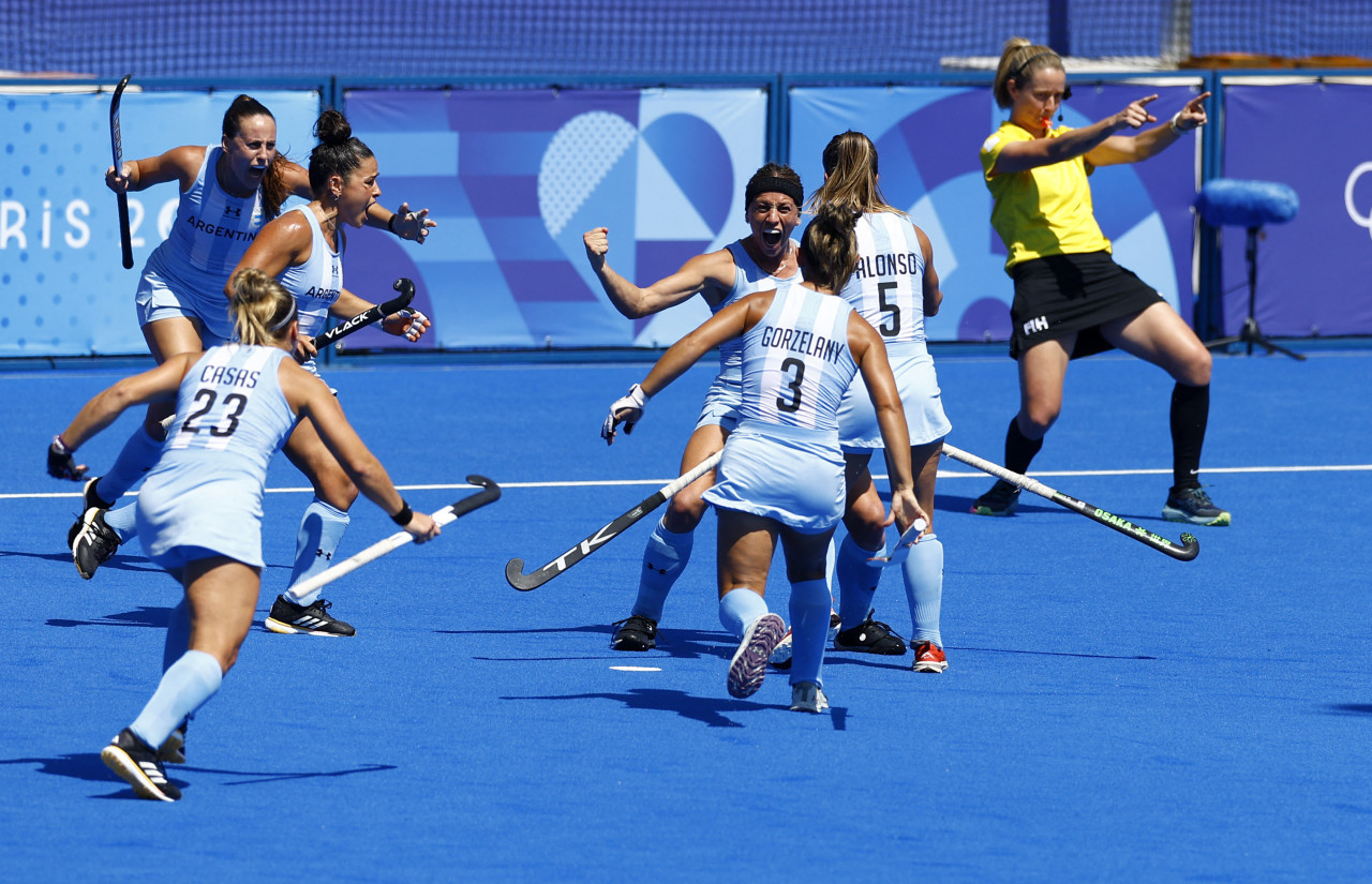 Las Leonas se encuentran en las semifinales de los Juegos Olímpicos. Foto: Reuters.