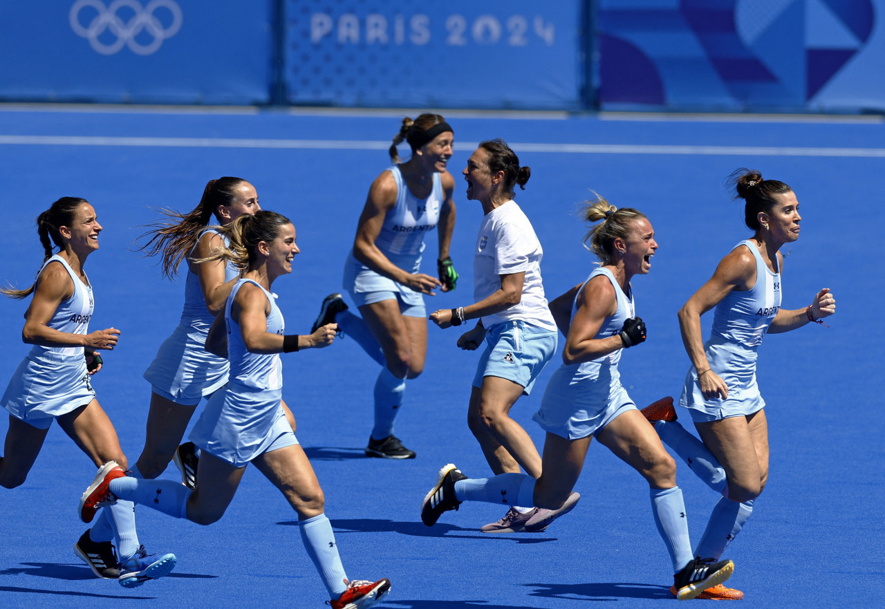 Las Leonas se encuentran en las semifinales de los Juegos Olímpicos. Foto: Reuters.