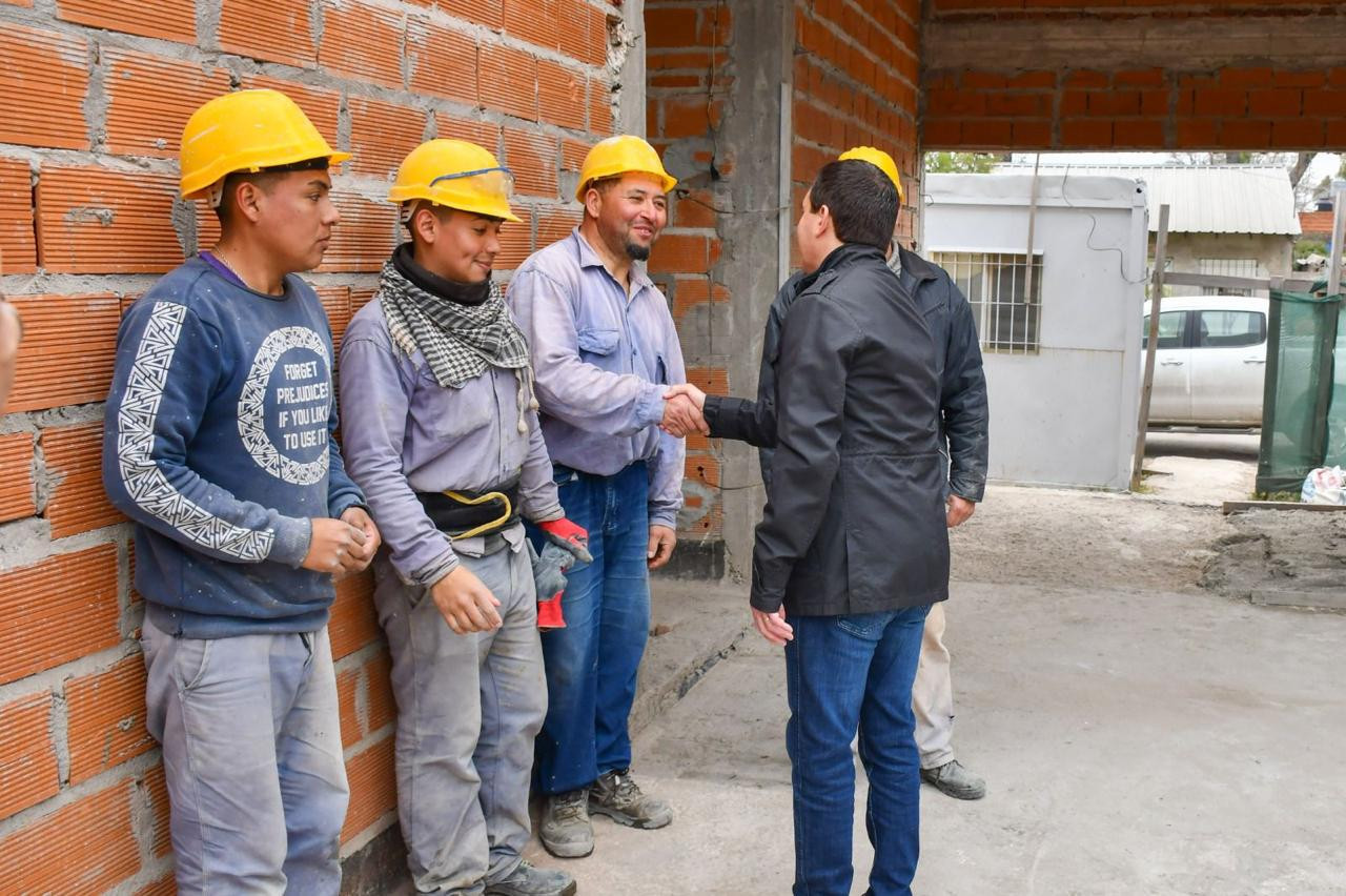 Andrés Watson monitoreó la construcción del Centro Comunitario de Salud Mental.