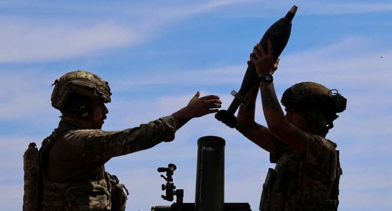 Ejército de Ucrania en la guerra con Rusia. Foto: Reuters.