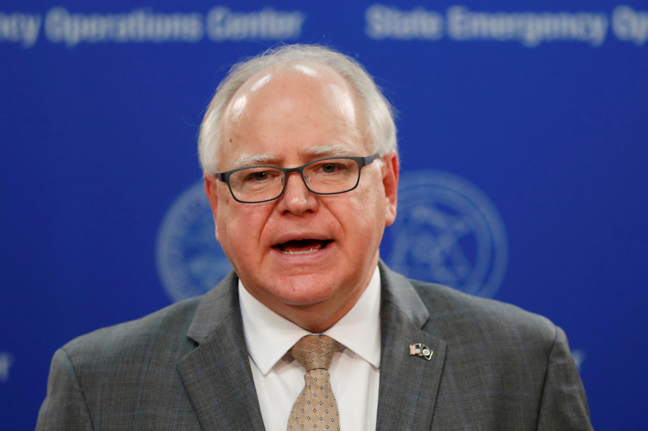 Tim Walz, candidato a vicepresidente de Estados Unidos. Foto: Reuters.