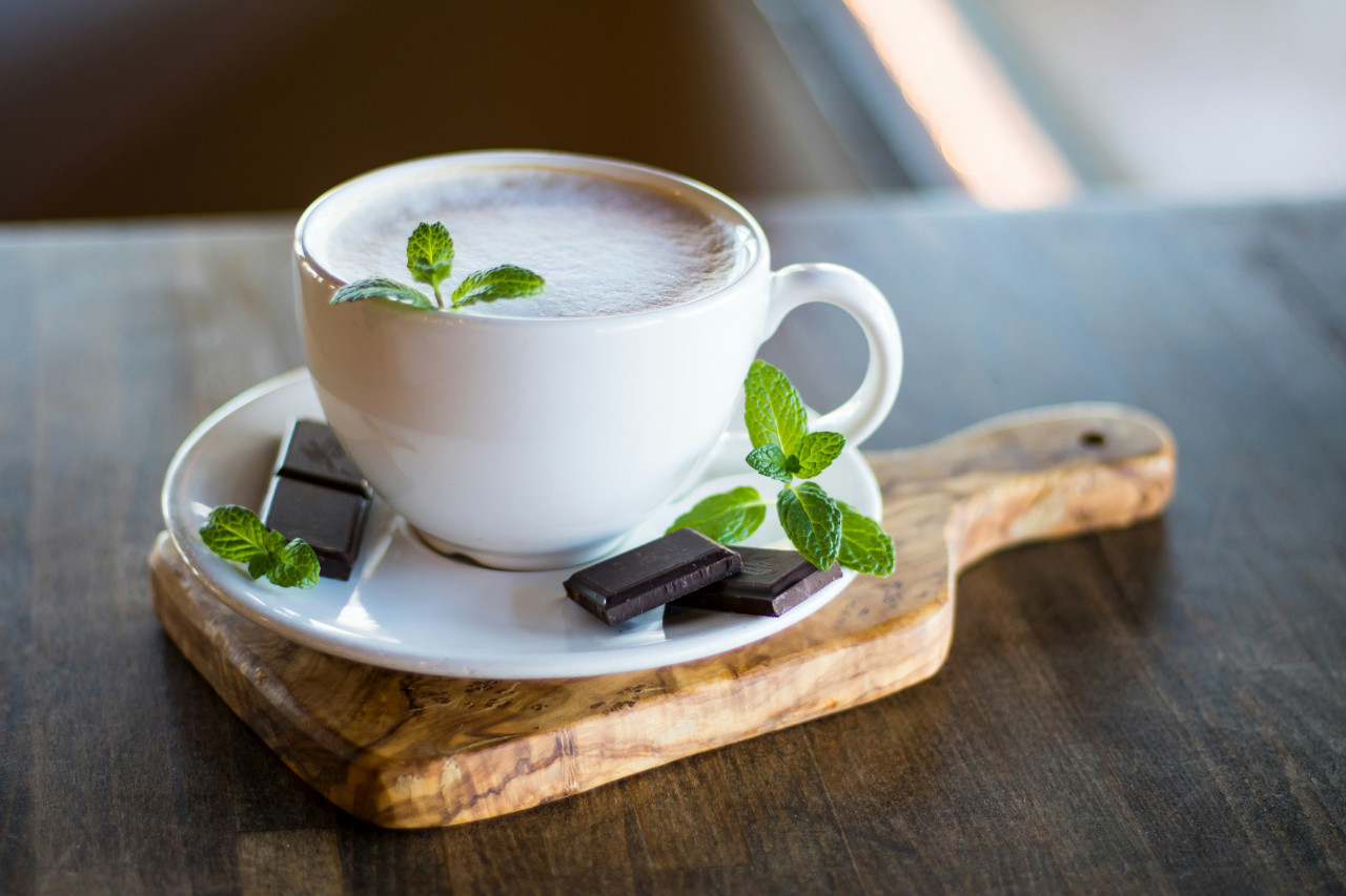 Infusión, hierbas, menta. Foto: Unsplash