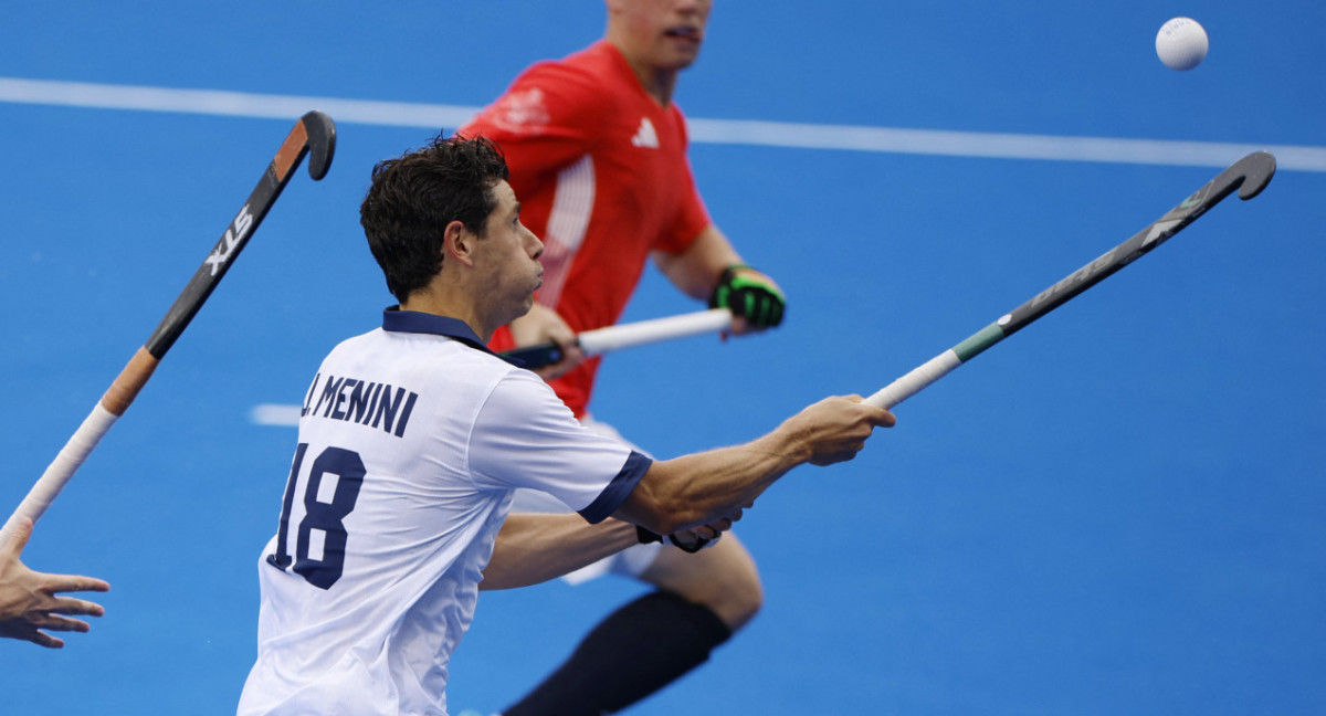 Joaquín Menini, jugador de la Selección española de hockey. Foto: Reuters