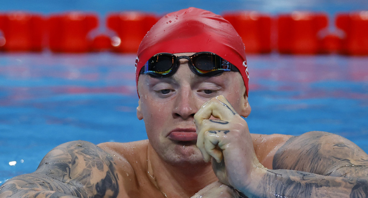 Adam Peaty  liquidó a la gastronomía de la Villa Olímpica. Foto: Reuters.