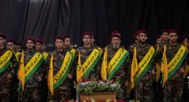 Milicias de Hezbollah. Foto: Reuters.