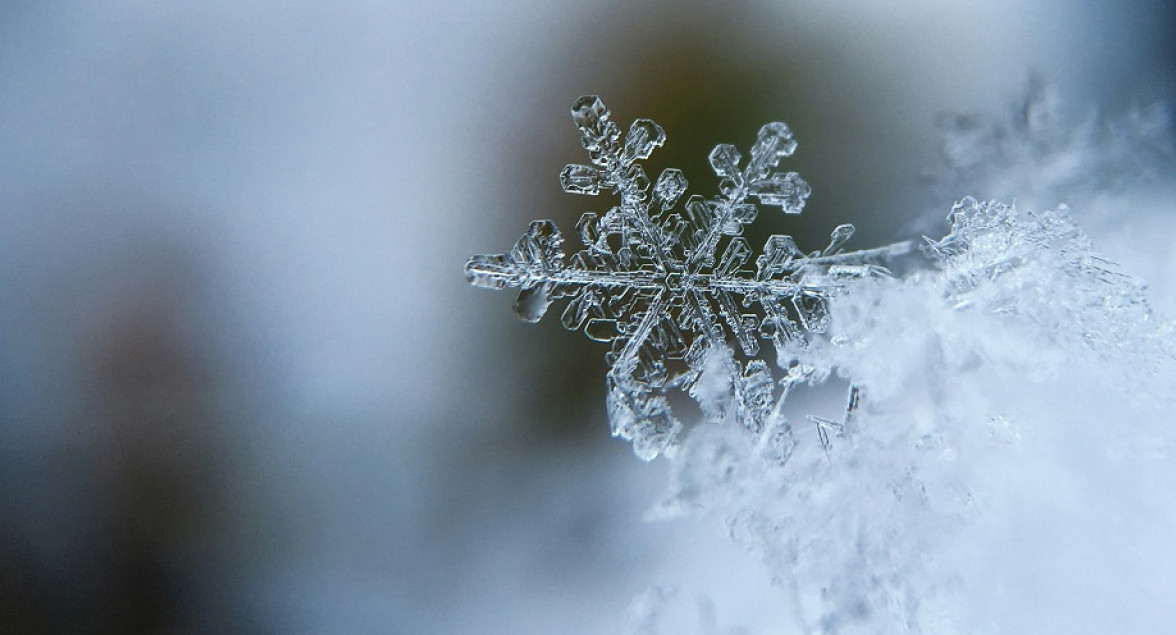 Copo de nieve. Foto: Unsplash.