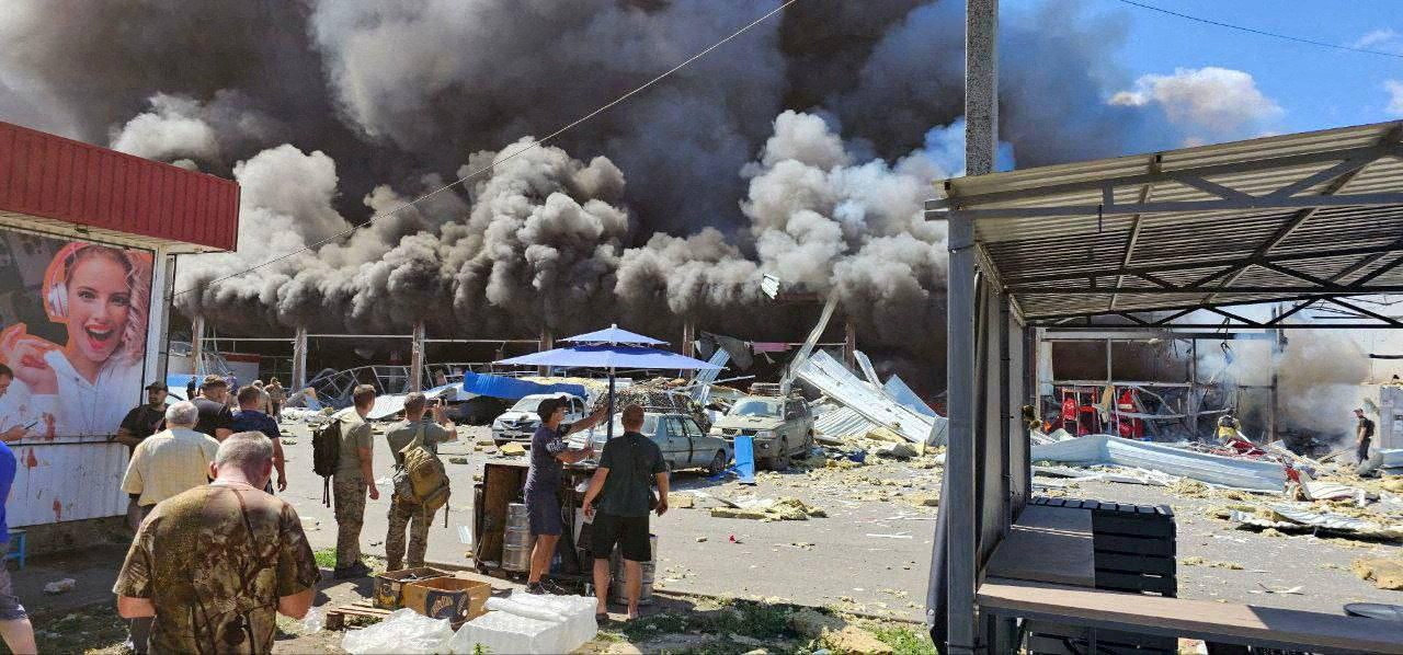 Ataques de Rusia contra Donetsk, Ucrania. Foto: Reuters.