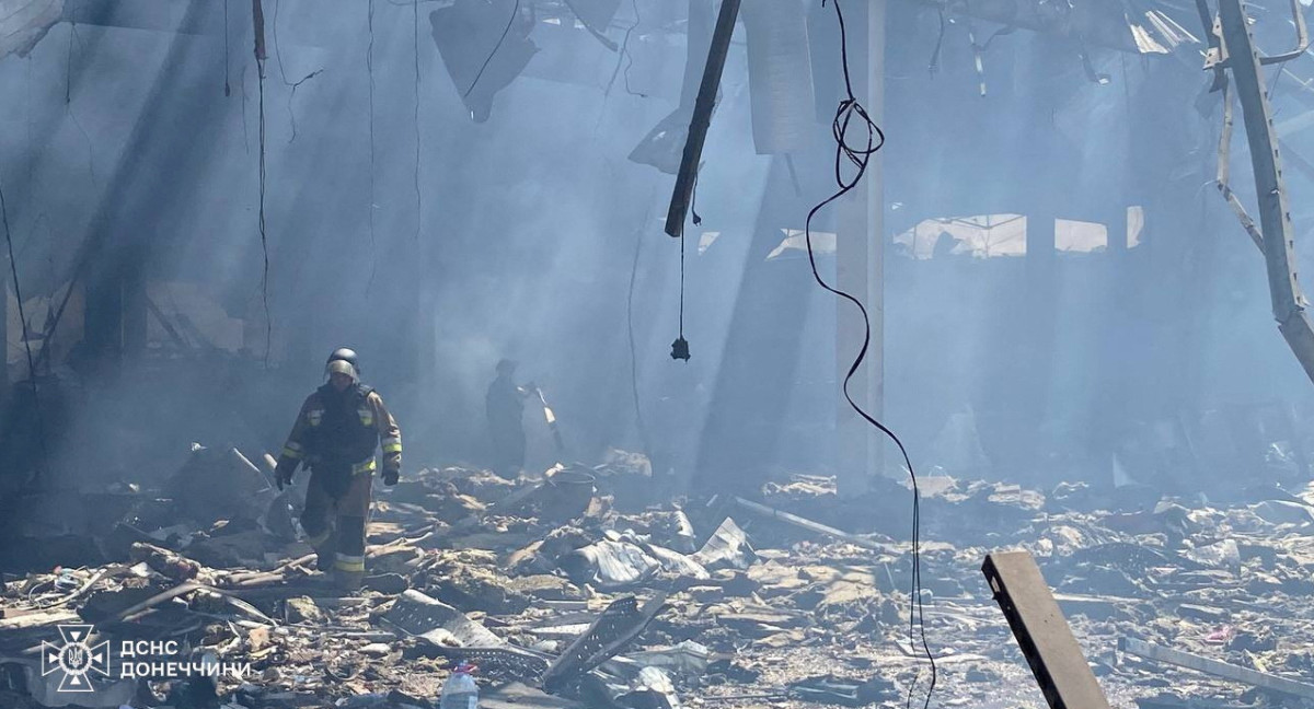 Ataques de Rusia contra Donetsk, Ucrania. Foto: Reuters.