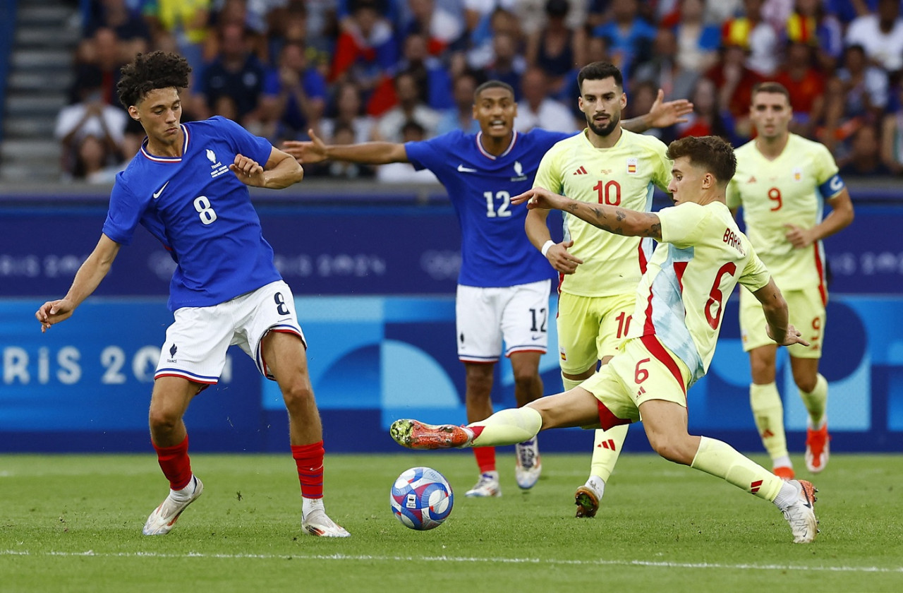 Francia vs España, final Juegos Olímpicos París 2024. Foto: Reuters